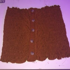 Amber colored Tube top